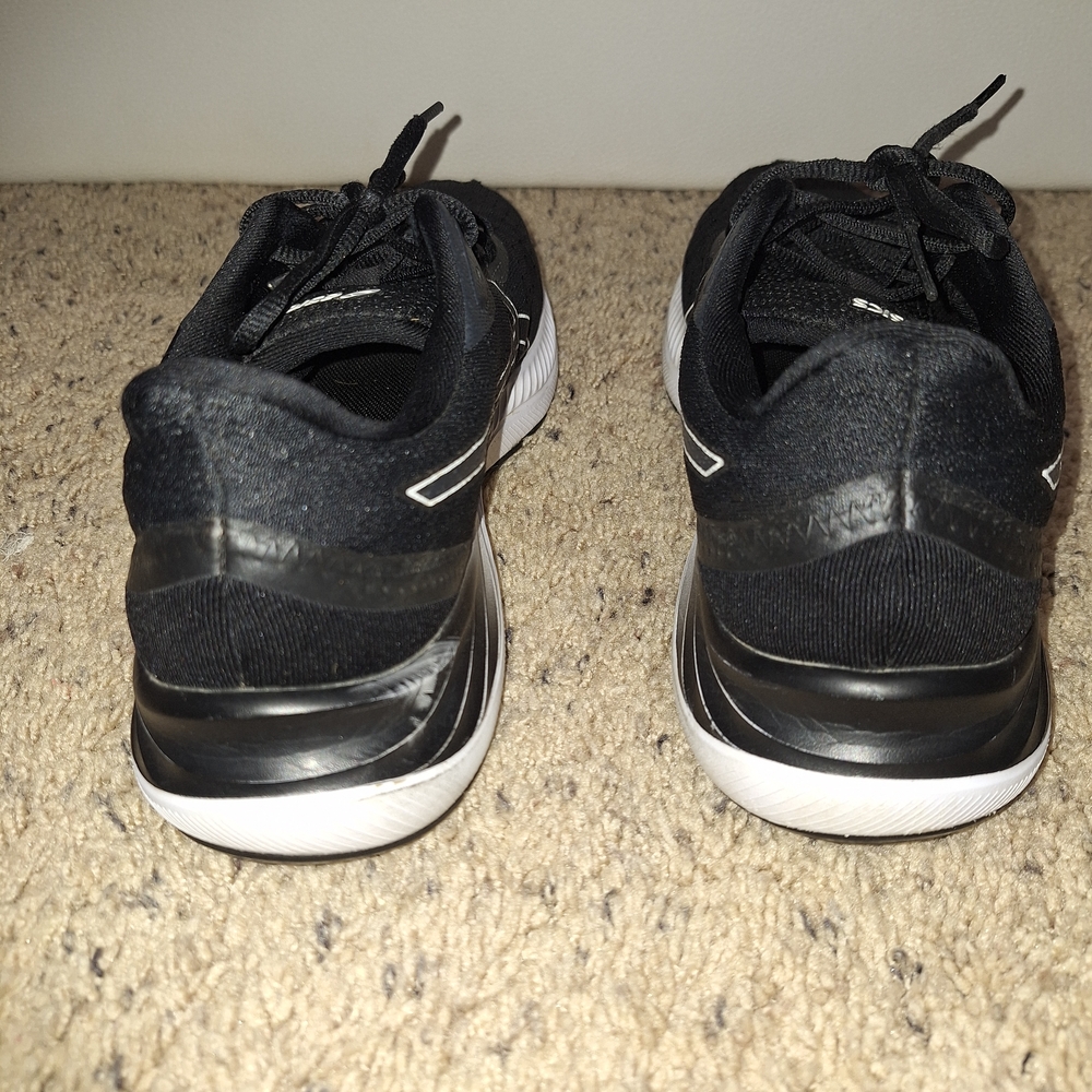 Asics Black and White Athletic Shoes - Picture 6 of 9